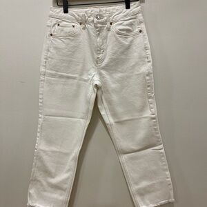 Topshop White Women's Jeans